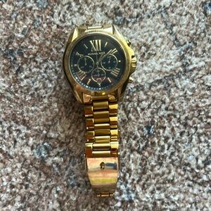 Michael Kors gold black watch